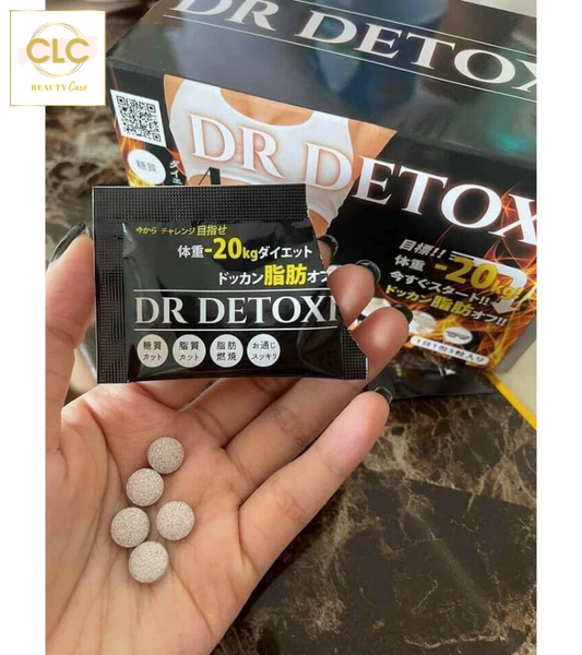 Viên uống giảm cân Dr.Detoxi 4D Nhật Bản 1 Hộp 30 gói x 5 viên