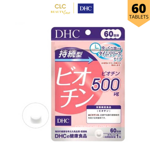 Viên uống Biotin 500μg ngăn rụng tóc DHC Sustained Release Biotin 60 Ngày
