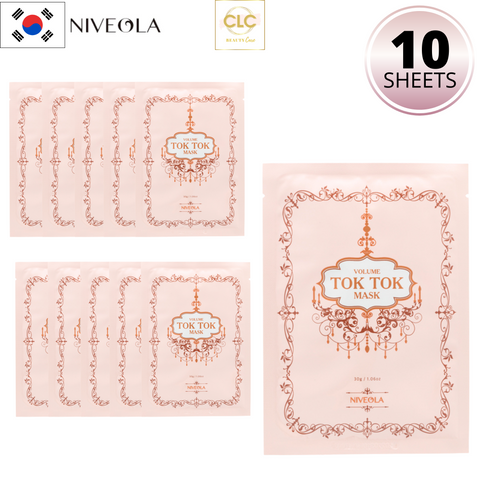 Mặt nạ Niveola Volume Tok Tok Mask 30g - 1 Hộp 10 Masks
