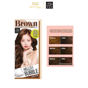 Thuốc Nhuộm Tóc Dạng Bọt Hello Bubble 6N Choco Brown - Nâu Socola