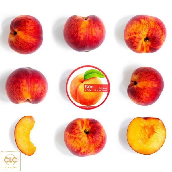 Kem dưỡng ẩm da toàn thân cho gia đình Farm Stay Real Peach All-In-One Cream 300ml