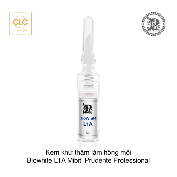 Kem khử thâm làm hồng môi BioWhite L1A Từ Nuwhite Mibiti Prudente Professional Mỹ 5ml