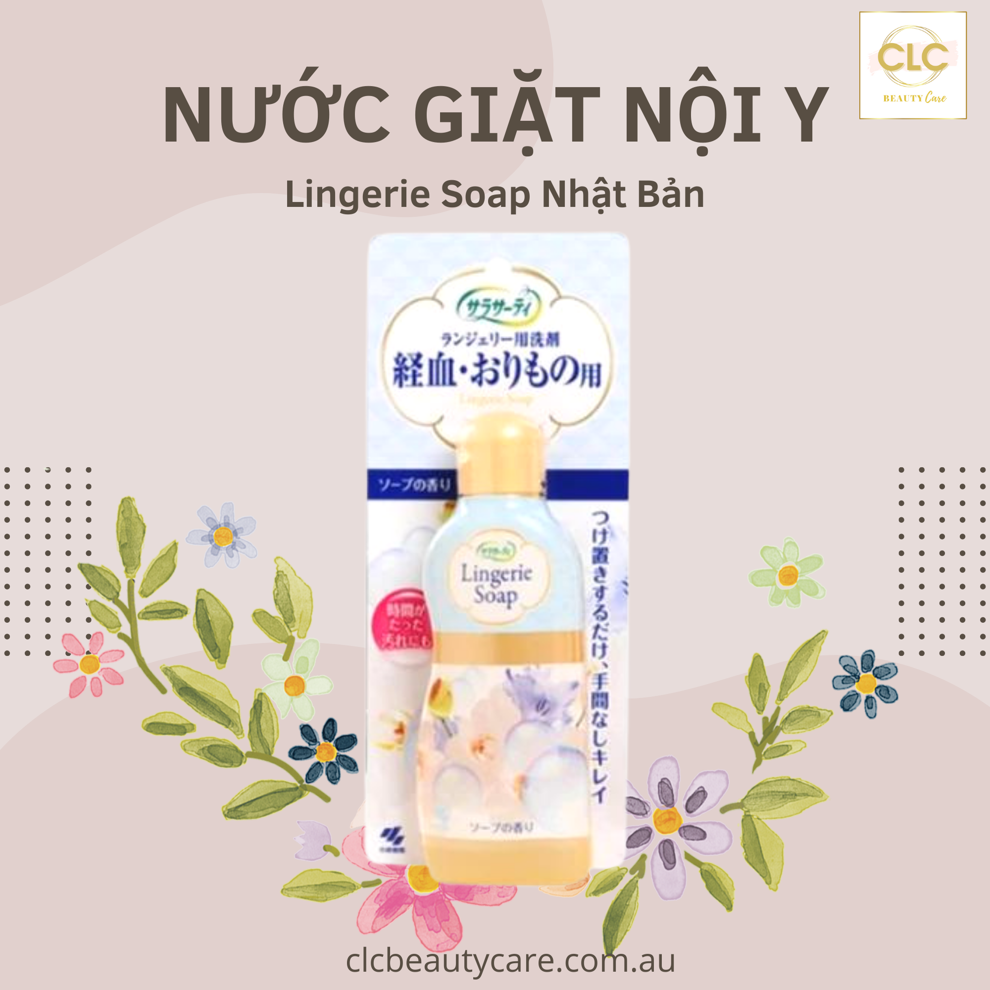 Nước giặt nội y Lingerie Soap Nhật Bản 120ml