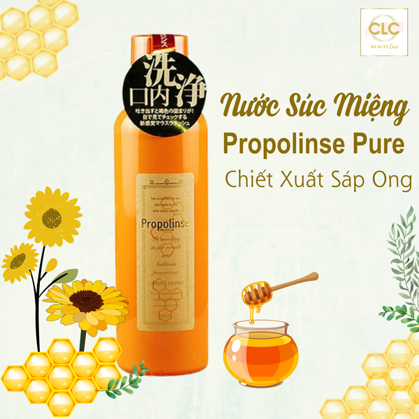 Nước Súc Miệng Propolinse Pure Chiết Xuất Sáp Ong 600ml - Màu vàng