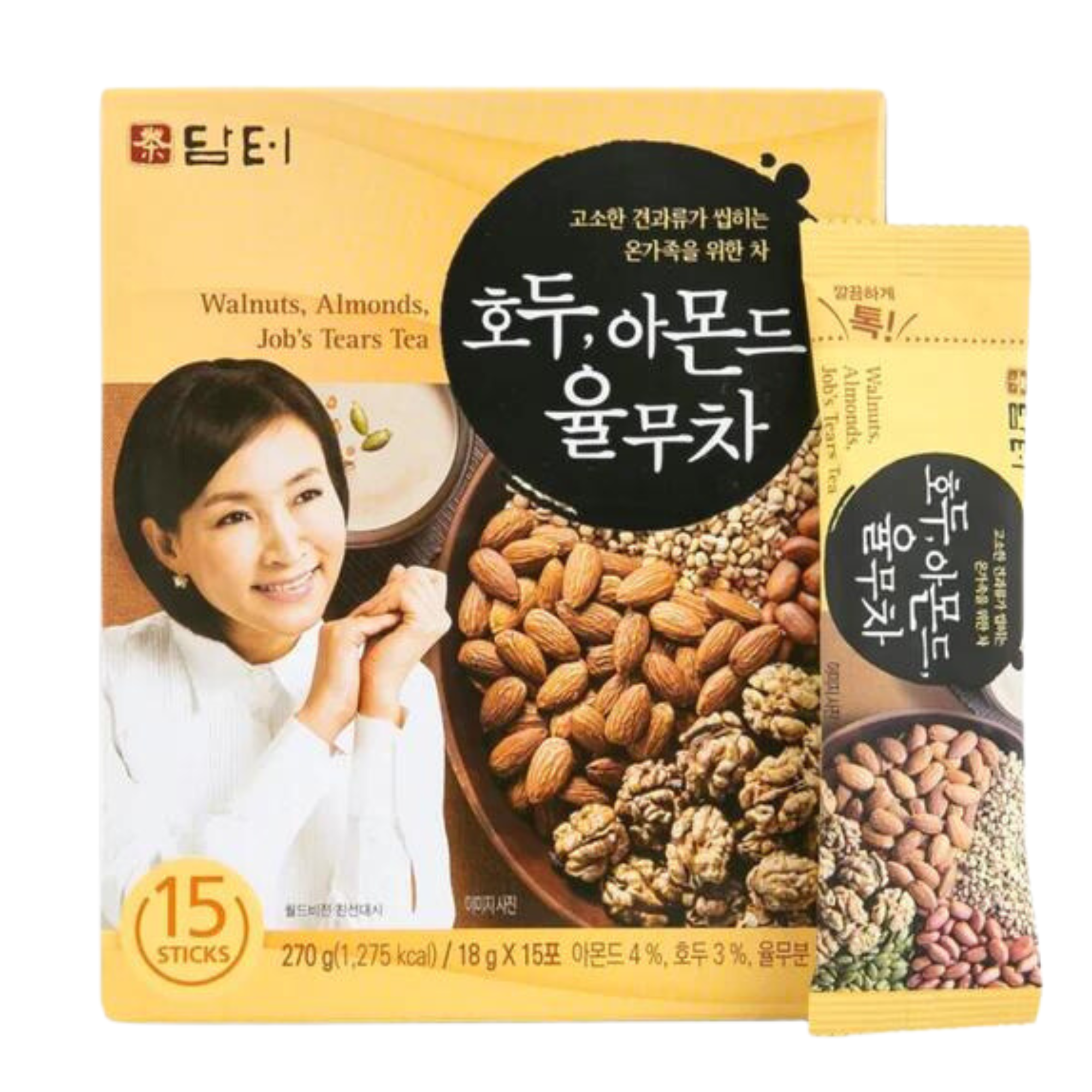 Bột ngũ cốc dinh dưỡng Hàn Quốc Damtuh - hộp 50 gói