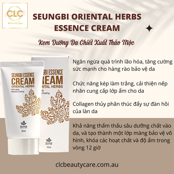 Kem dưỡng da chiết xuất thảo mộc Seungbi Oriental Herbs Essence Cream 50ml
